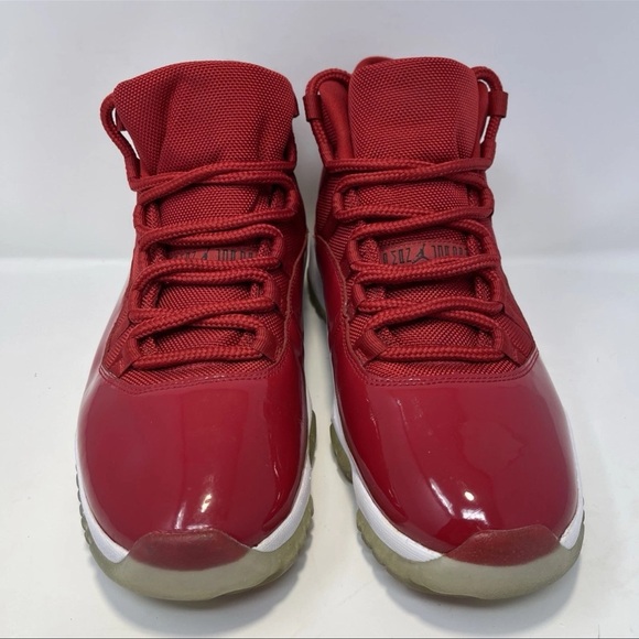 Nike Air Jordan 11 Retro High Win Like '96 Red White Sz 10.5 OG 378037-623 - Picture 3 of 14
